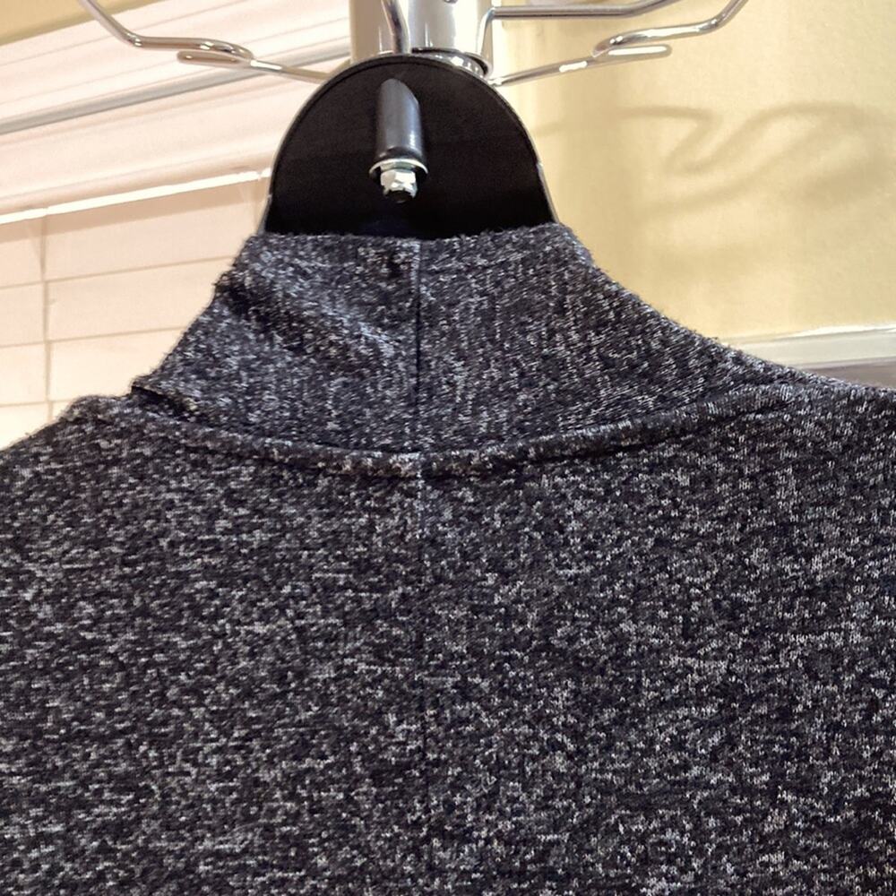 Mix Color Block Open Front Cardigan. Long Sleeve … - image 6